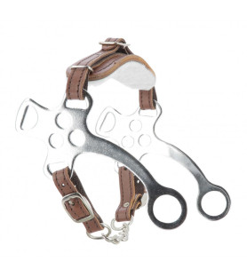 Metalab Hackamore acier chromé